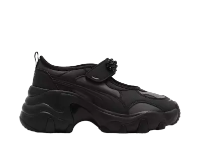 Puma Women's Pulsar Glitz Wedge Sandal "Black"