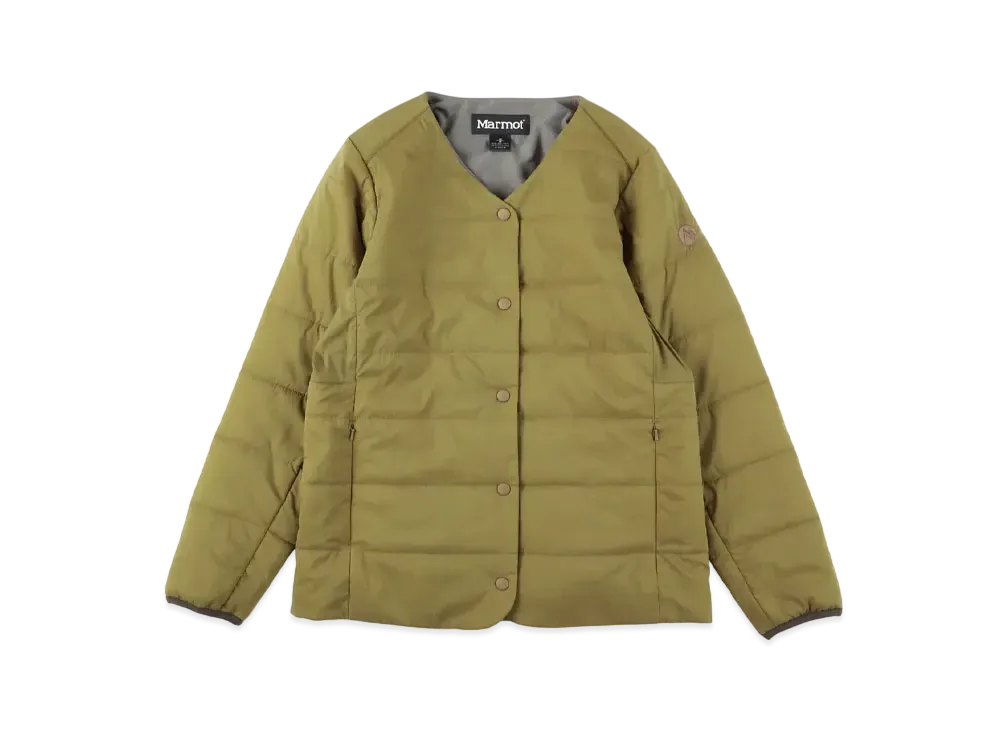 Marmot Women's Glacier lily No Collar Jacket "Dark Beige"
