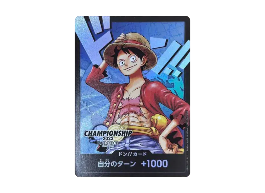 DON!! Card : Monkey.D.Luffy (Promotional Card "Champion Ship 2023 World Final Prize")