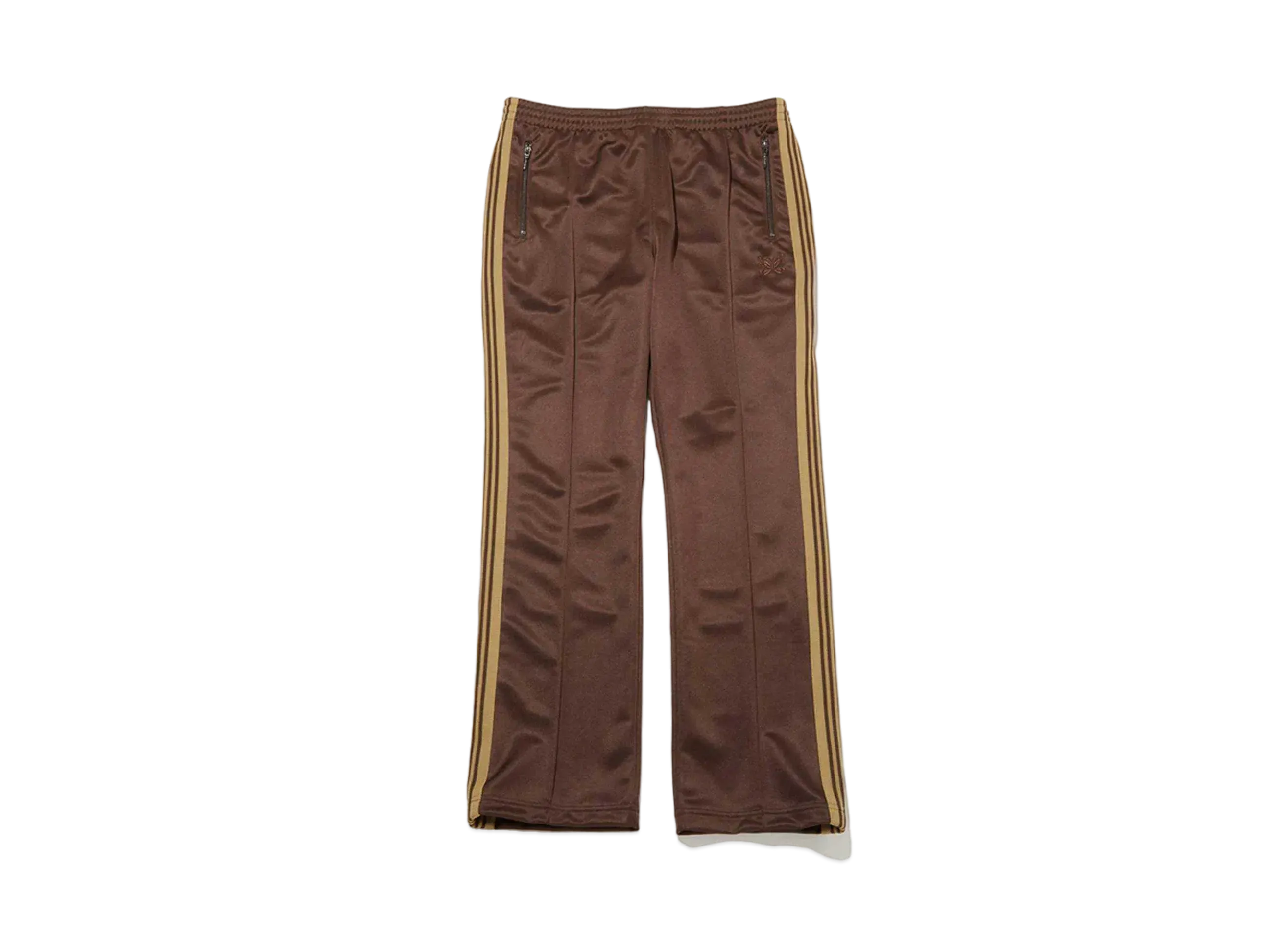 Needles for ADAM ET ROPE WILD LIFE TAILOR Narrow Track Pant - Poly Smooth "Dark Brown"