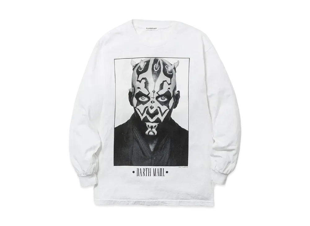 F-LAGSTUF-F "Darth Maul"LS Tee "WHITE"