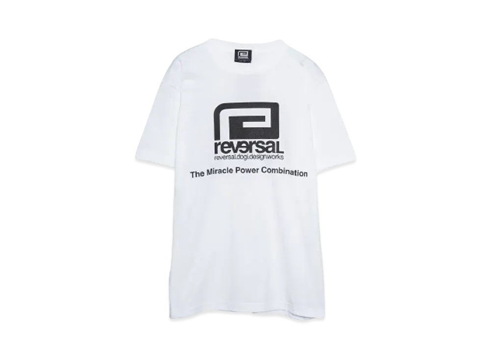 reversal THE MIRACLE POWER COMBINATION TEE (限定) "WHITE"