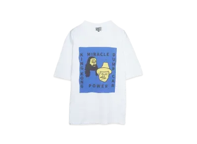 HOLY SHIT STAN HANSEN & BRUISER BRODY DUMP CAR & KING KONG T-SHIRT "WHITE"