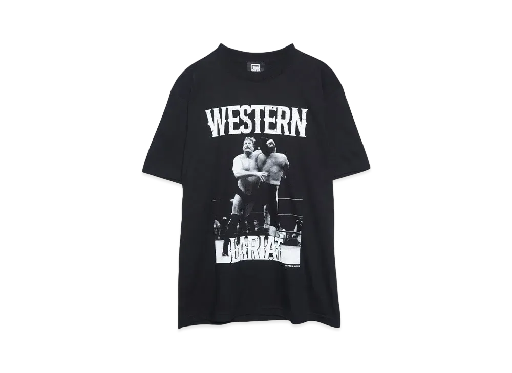 reversal STAN HANSEN WESTERN LARIAT TEE "BLACK"