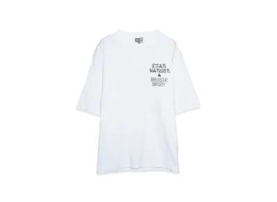 HOLY SHIT STAN HANSEN & BRUISER BRODY STRONGEST TAG T-SHIRT "WHITE"