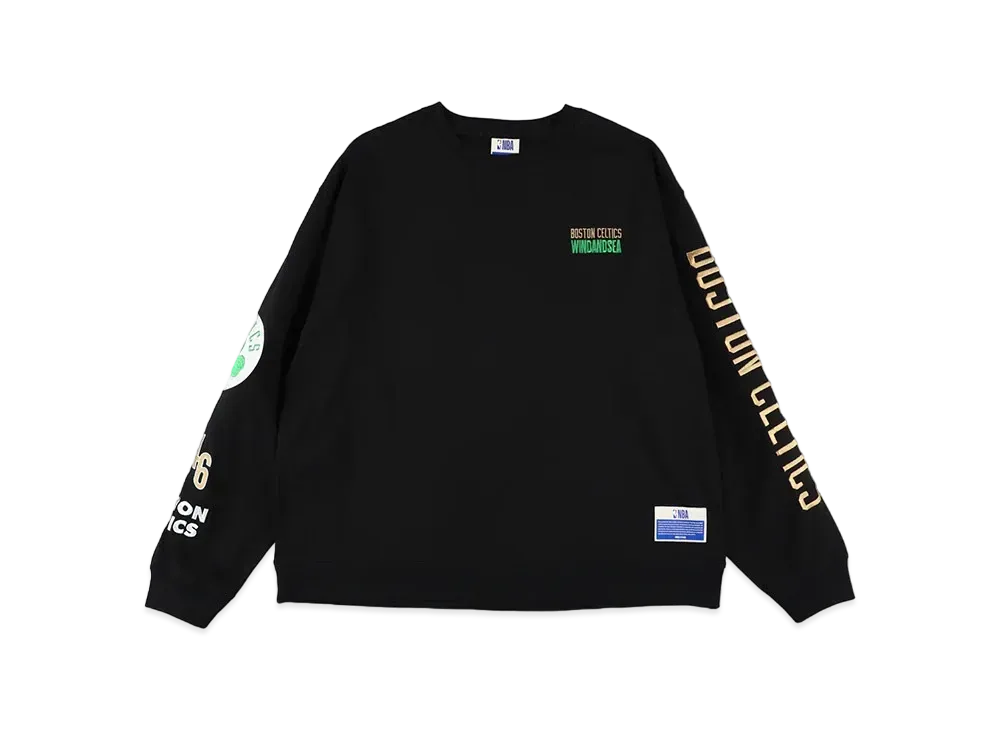 WIND AND SEA x NBA L/S Tee "Black Celtics"