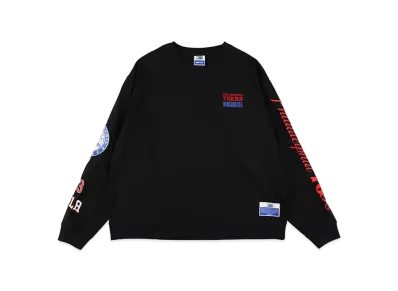 WIND AND SEA x NBA L/S Tee "Black 76ERS"