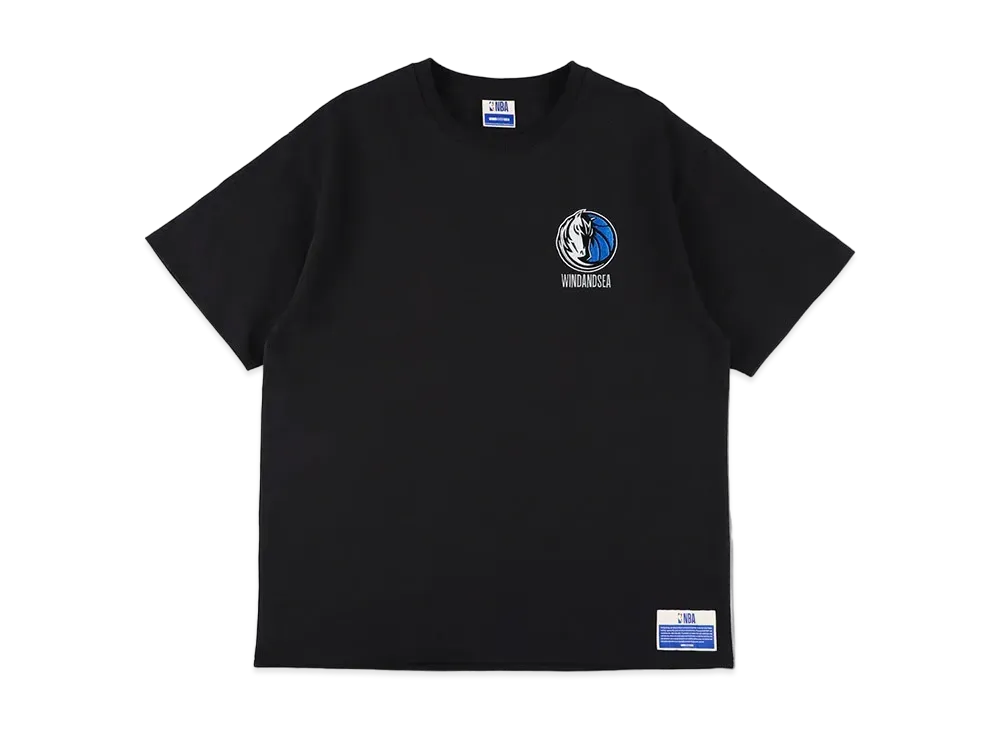 WIND AND SEA x NBA S/S Tee "Black Marvericks"