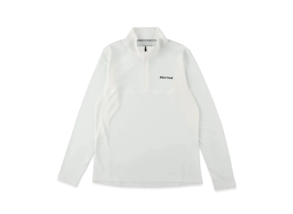 Marmot Climb Skin Half Zip Long Sleeve Shirt "White"