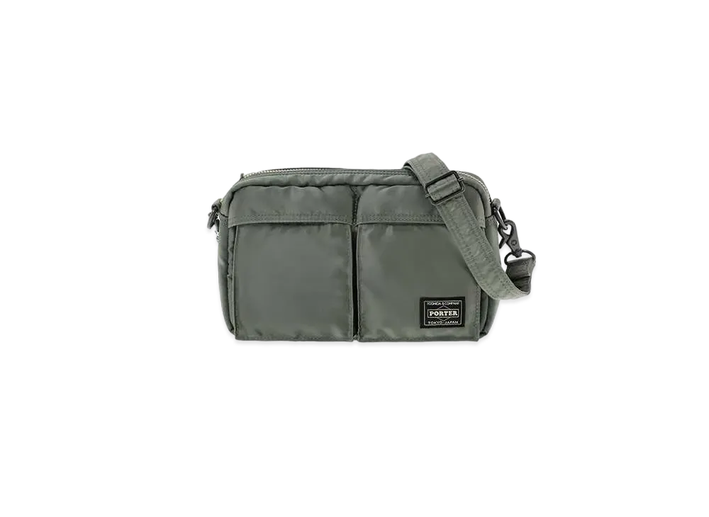 PORTER / TANKER Sling Bag "Sage Green"