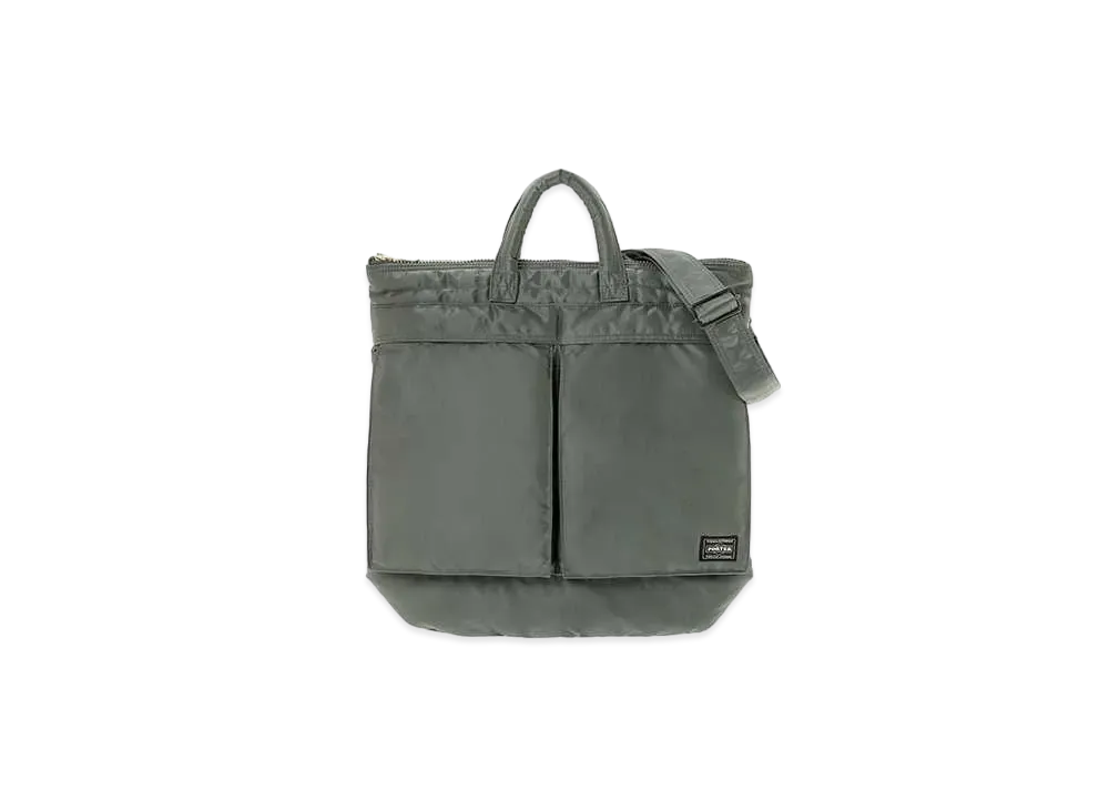 PORTER / TANKER Helmet Bag "Sage Green"