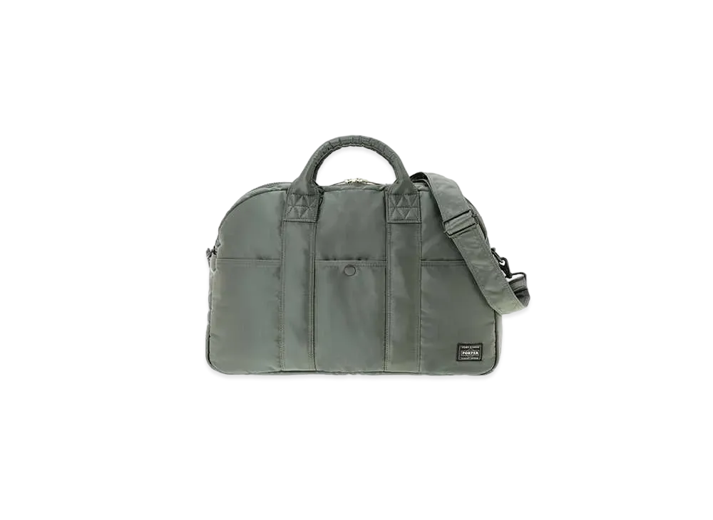 PORTER / TANKER Boston Bag (L) "Sage Green"