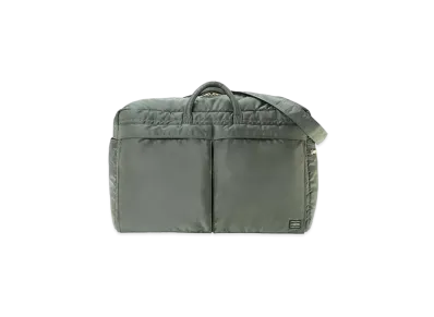 PORTER / TANKER Duffle Bag (L) "Sage Green"