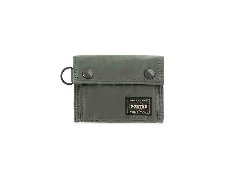PORTER / TANKER Pocket Wallet (M) "Sage Green"
