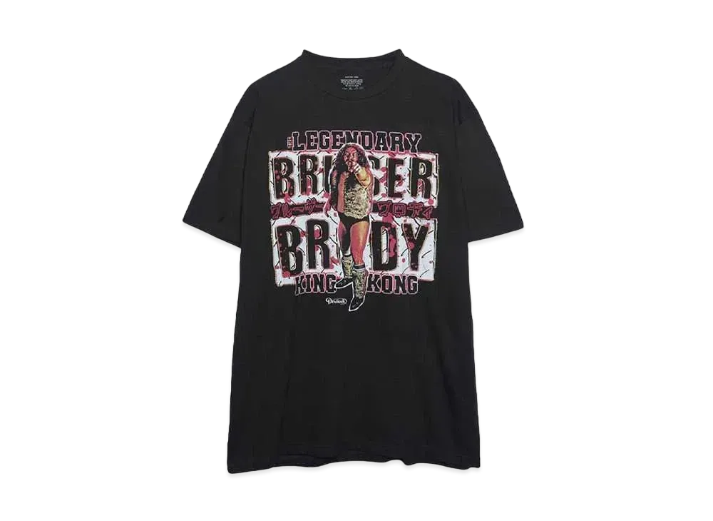 DEVILOCK Bruiser Brody Tee Designed by El Phantasmo from NJPW "BLACK"