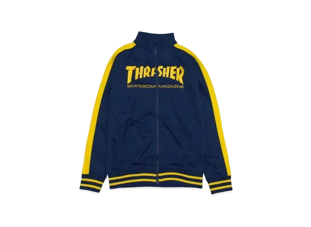 THRASHER Mag Track Jacket "Navy"