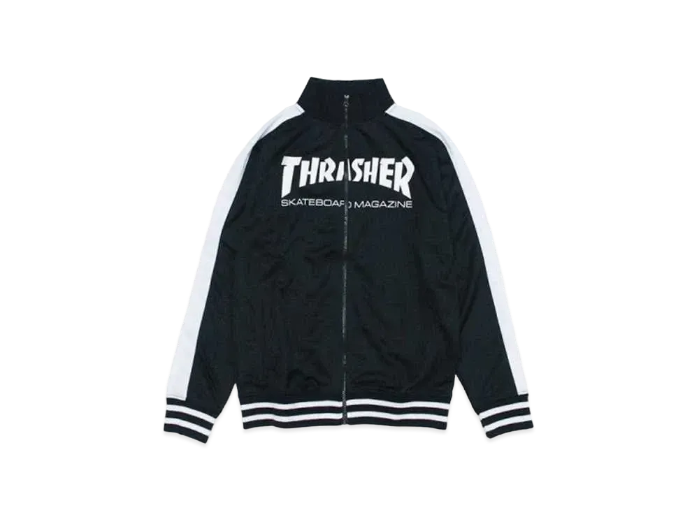 THRASHER Mag Track Jacket "Black"