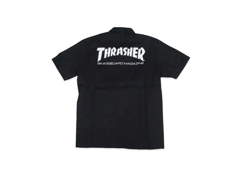 THRASHER Mag S/S Work Shirt "Black"