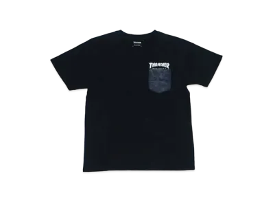 THRASHER Hometown Camo Pocket Tee "Black / Charcoal"