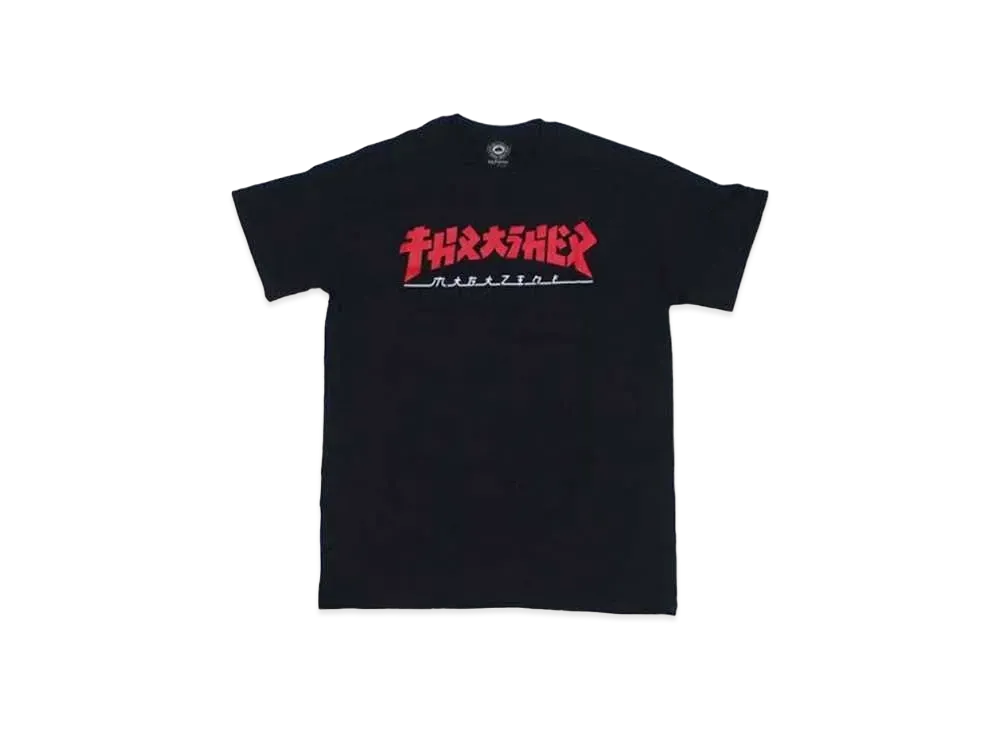 THRASHER Godzilla S/S Tee "Black"