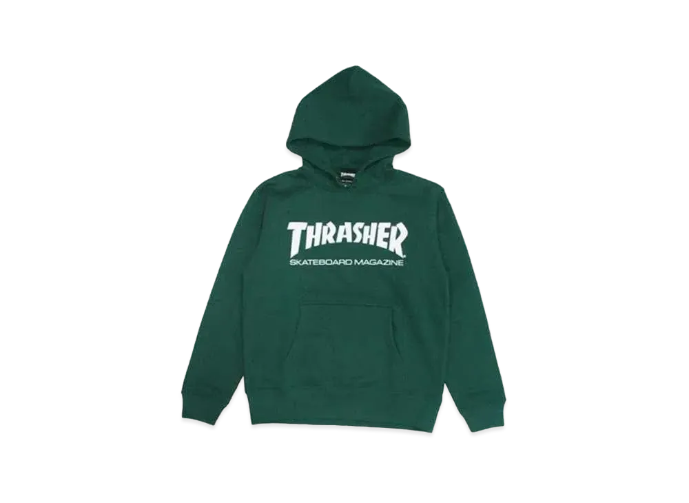 THRASHER Mag Logo Parka "Ivy Green / White"