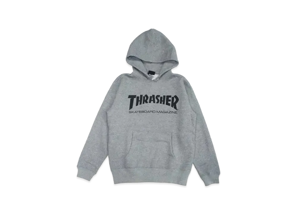 THRASHER Mag Logo Parka "Heather Gray / Black"