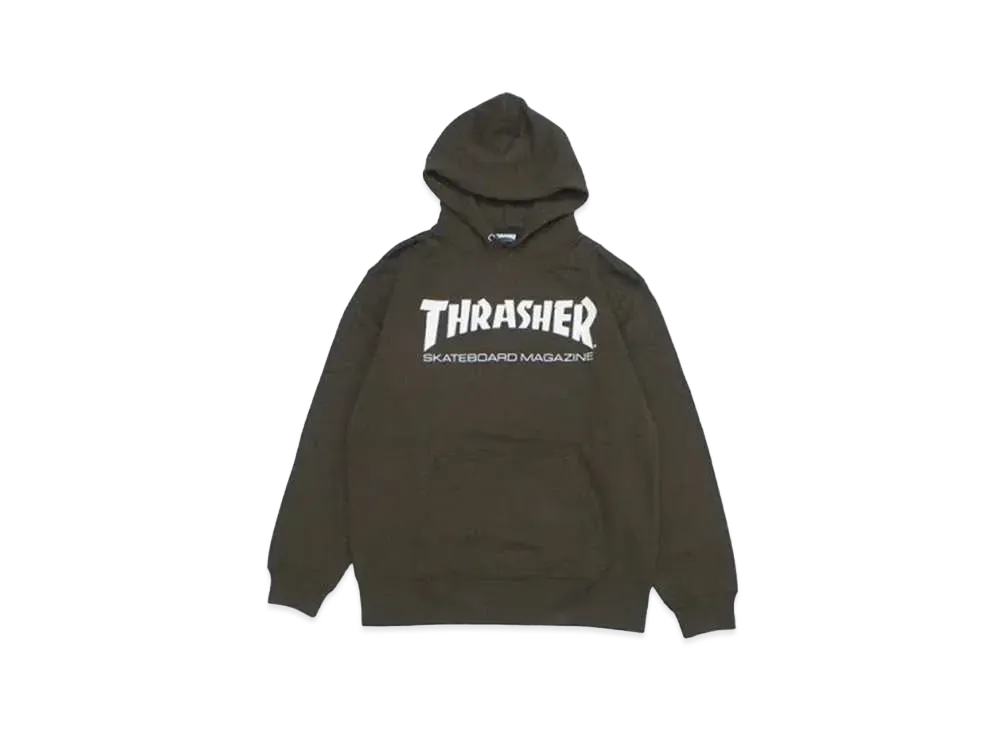THRASHER Mag Logo Parka #1 "Olive / Ecru"