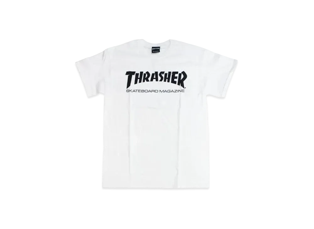 THRASHER Mag Logo Tee "White / Black"