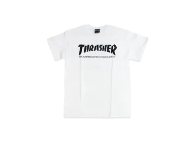 THRASHER Mag Logo Tee "White / Black"