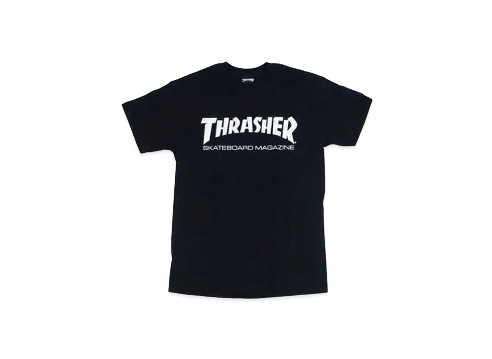 THRASHER Mag Logo Tee "Black / White"
