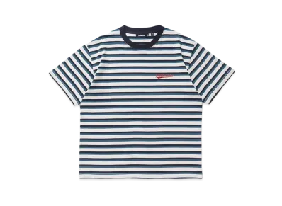 XLARGE BASEBALL LOGO STRIPED S/S TEE "GREEN"