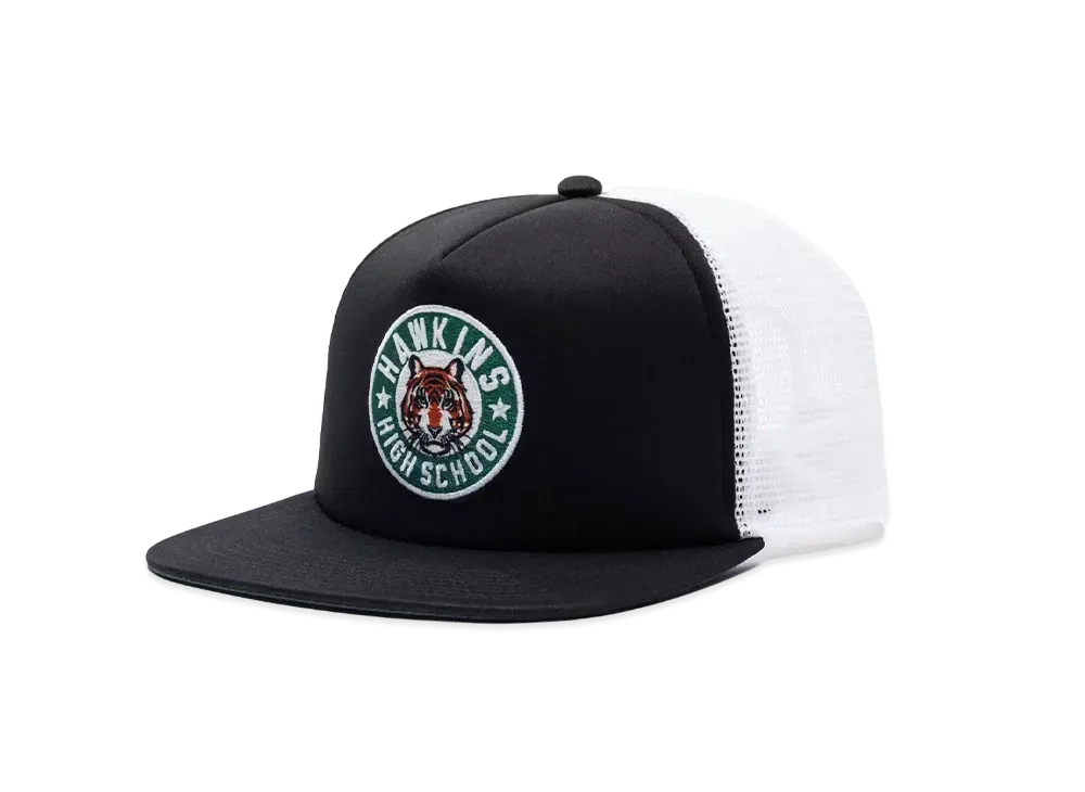 Nike x Stranger Things Hawkins High Trucker Hat "Black"
