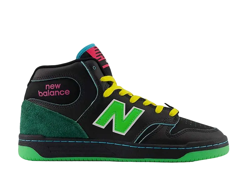 New Balance Numeric 480 High "Black/Lime Green"