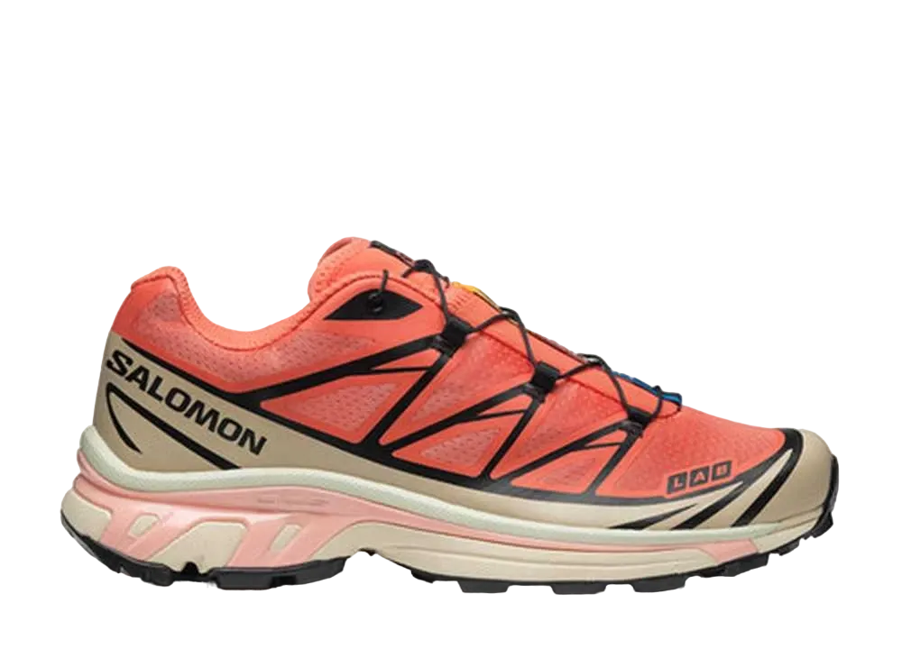 サロモン XT-6 "リビングコーラル/ブラック/セメント"