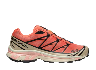Salomon XT-6 "Living Coral/Black/Cement"