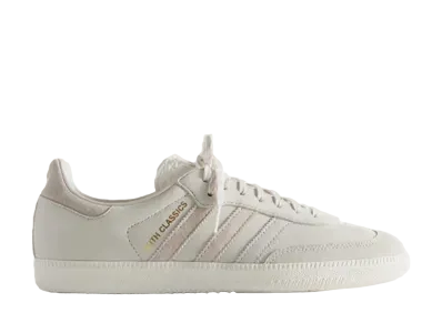 KITH Classics × adidas Samba "Cloud White/Off White/Orbit Grey"