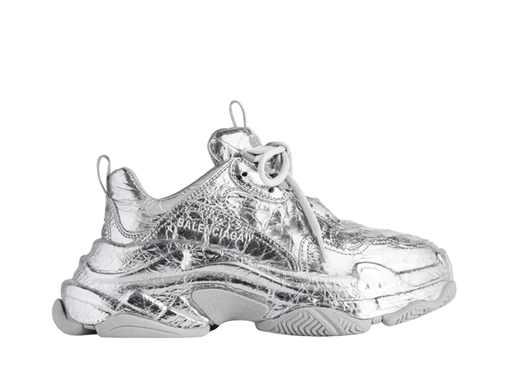 バレンシアガ ウィメンズ トリプル S スニーカー "シルバー"