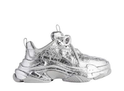 バレンシアガ ウィメンズ トリプル S スニーカー "シルバー"