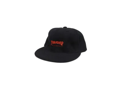 THRASHER Mag Logo Fleece Cap "Black"