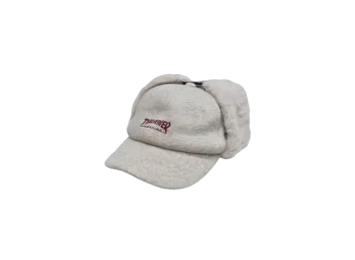 THRASHER Mag Logo Bomber Heat Flight Cap "Oatmeal"