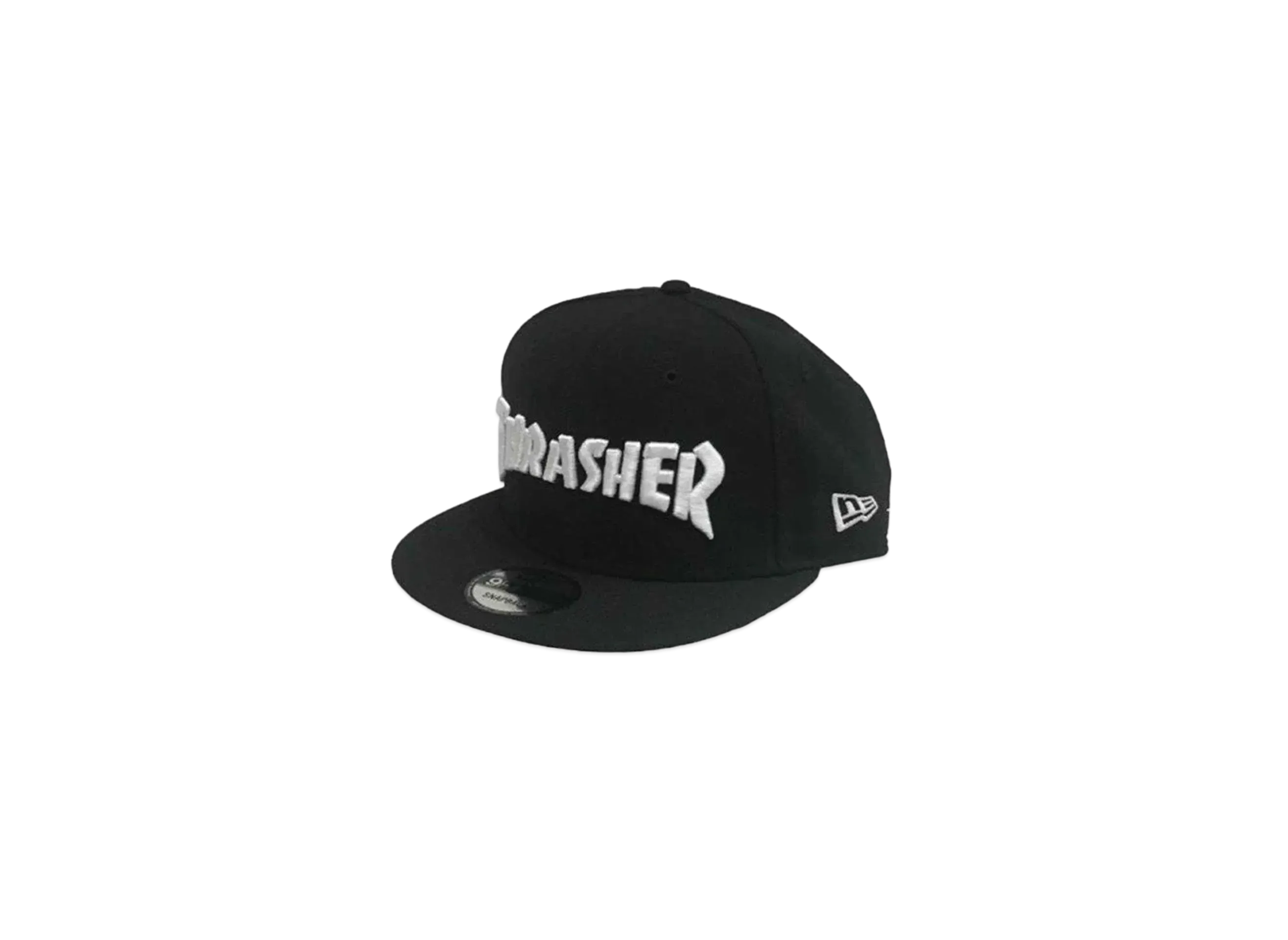 THRASHER x NEW ERA Mag Snapback Cap "Black / White"