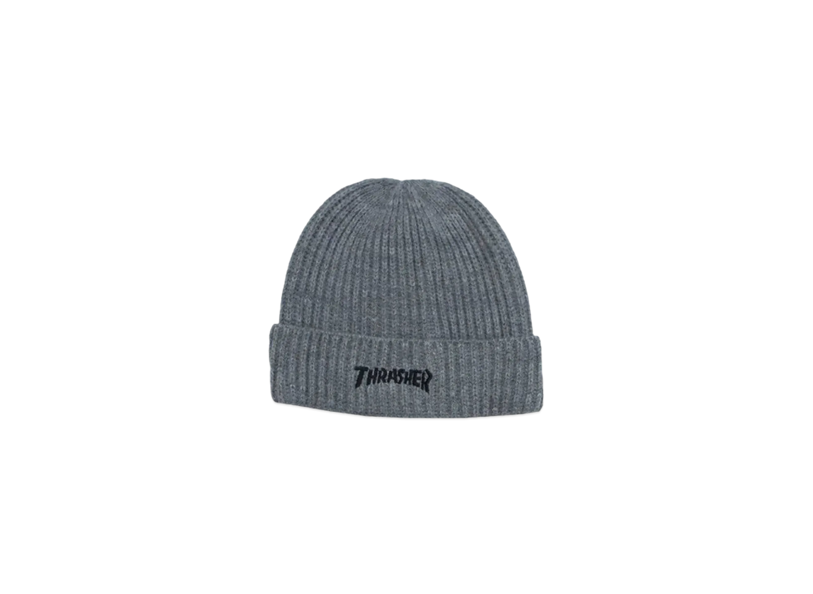THRASHER Mag Logo Ribbed Beanie "Gray"
