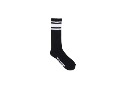 THRASHER Mag Logo Hi Socks "Black / White"
