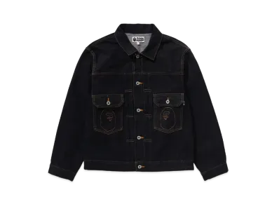 A BATHING APE Ape Head Denim Jacket "Indigo"