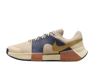 Nike GP Challenge 1 PRM "Sanddrift/Thunder Blue/Gum Medium Brown/Metallic Gold"
