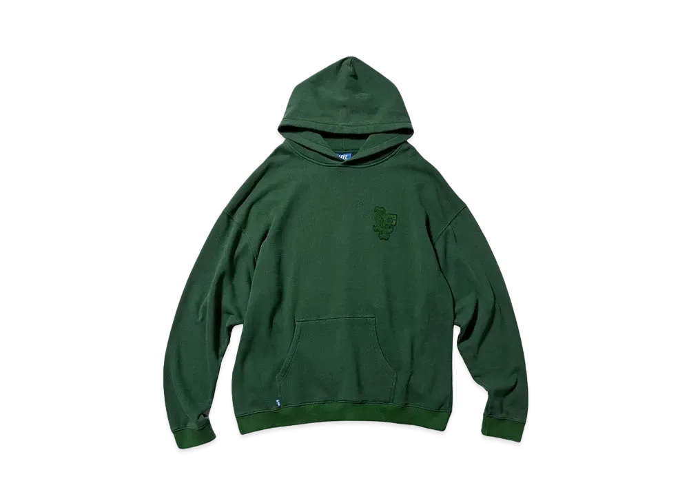 LFYT PIGMENT DYED LF LOGO HOODI "GREEN"