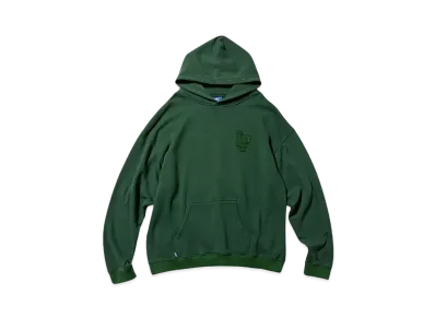 LFYT PIGMENT DYED LF LOGO HOODI "GREEN"