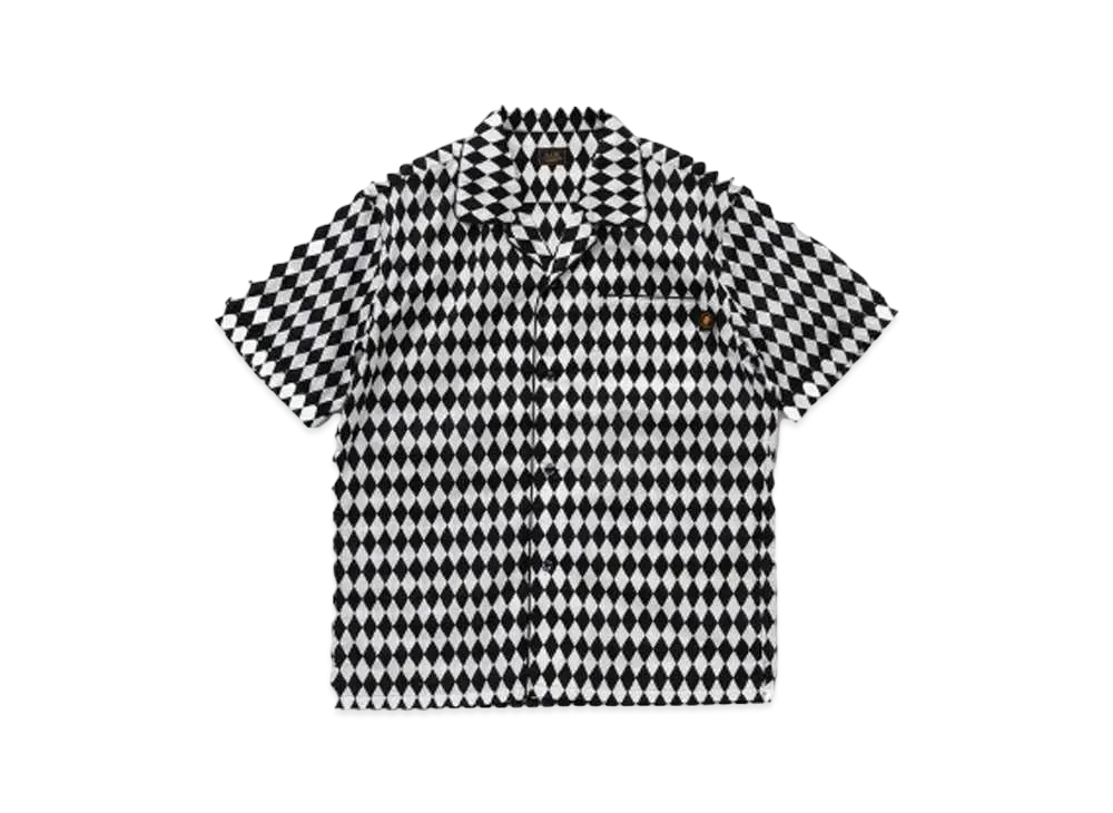 RATS CHECKERD FLAG S/S SHIRT "BLACK"