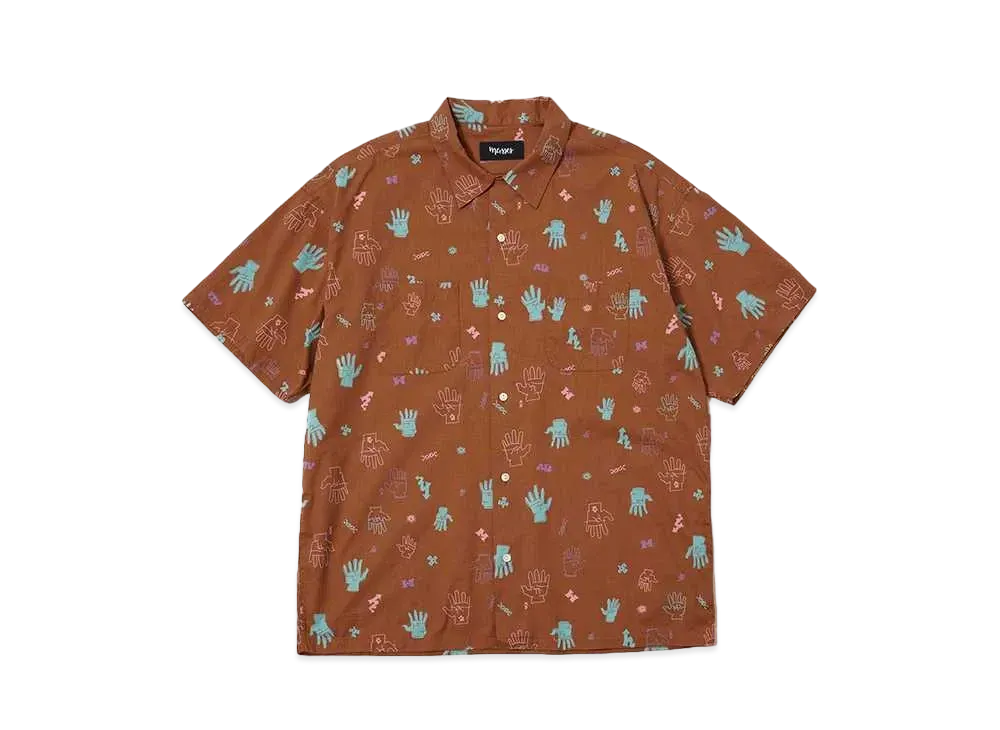 MASSES SHIRT S/S HAND "BROWN"