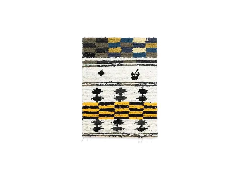 Stussy Upcycled Boucherouite Rug 122cm x 183cm "Natural"